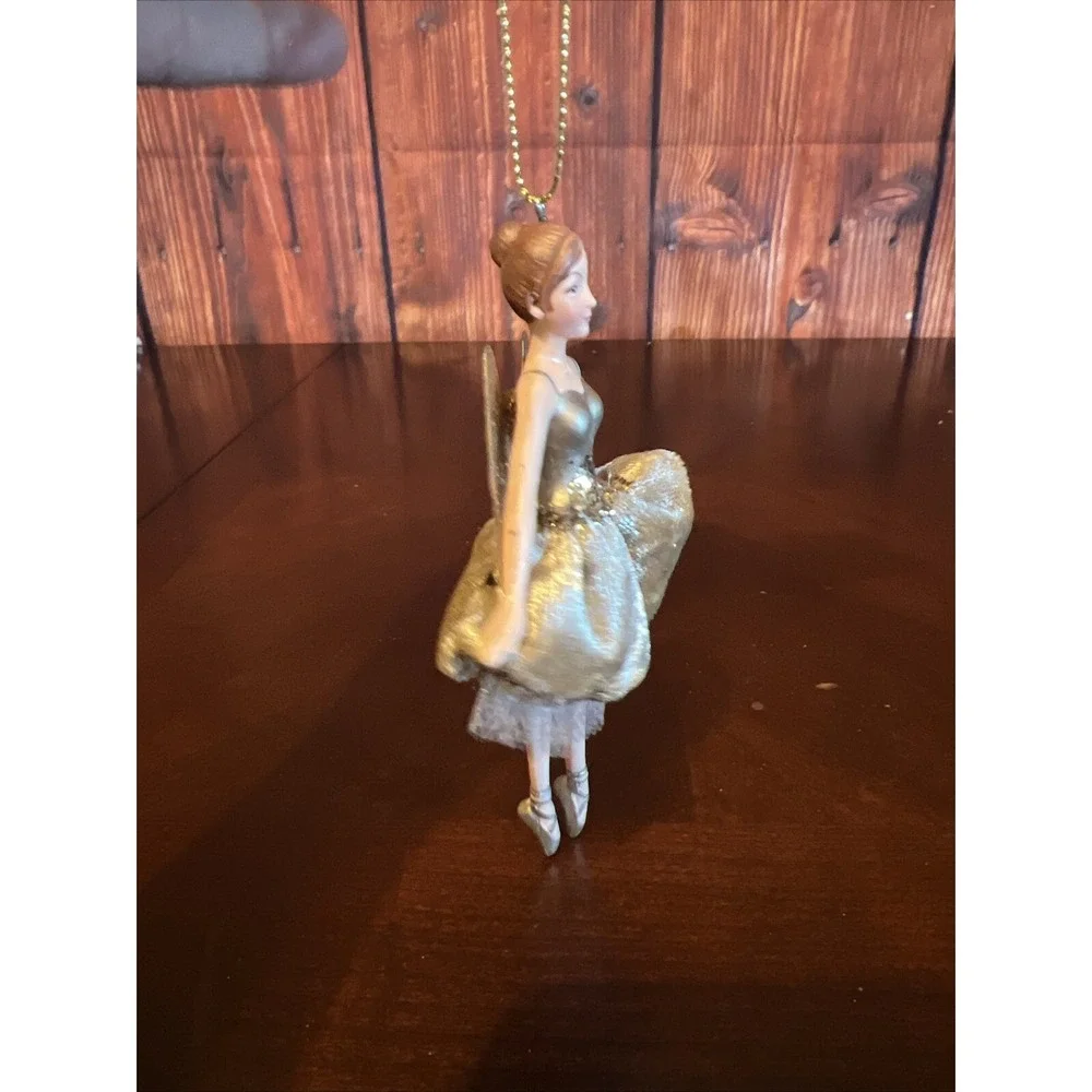 Gisela Graham London Ornaments‎  Golden Glitter Fairy Christmas Holidays